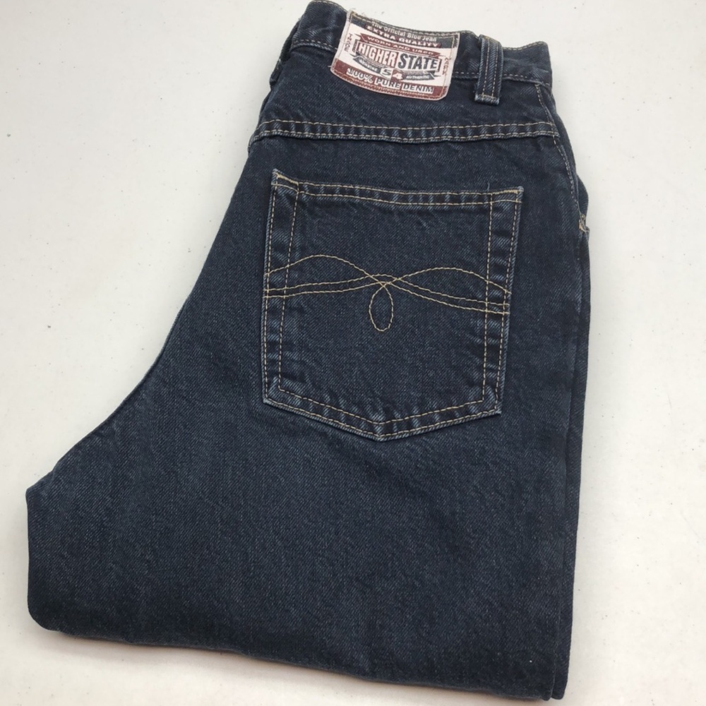 MADE IN CANADA 🇨🇦 HIGHER STATE CLASSIC STRAIGHT LEG JEANS 12/31x27 🇨🇦